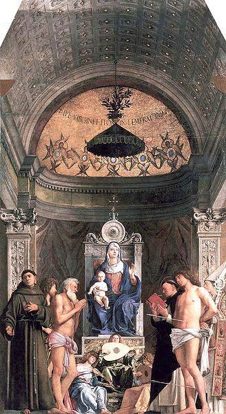 Giovanni Bellini San Giobbe Altarpiece Norge oil painting art